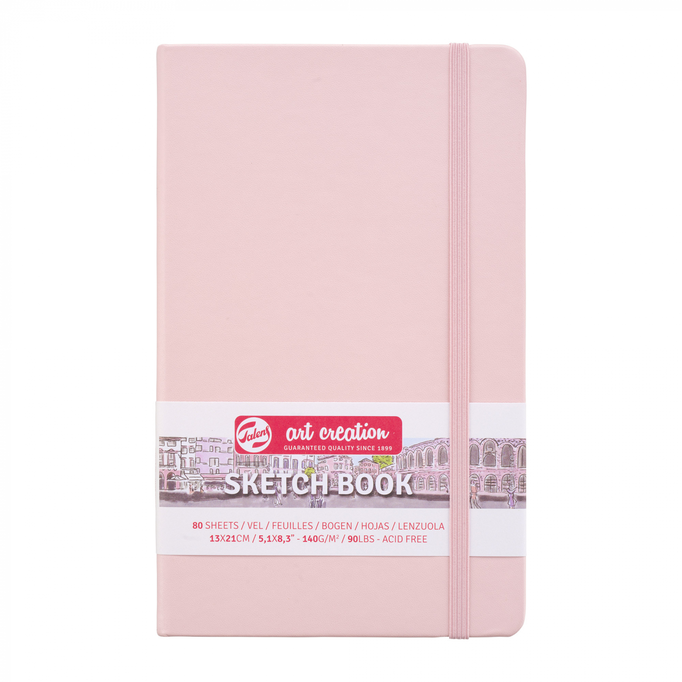 Sketchbook Large Pastel Pink i gruppen Papper & Block / Konstnärsblock / Skissböcker hos Pen Store (111775)