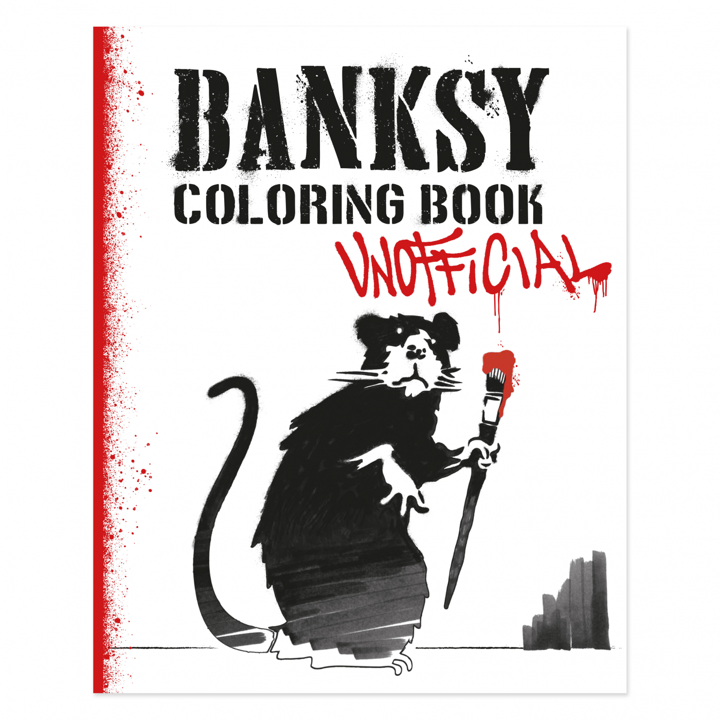 Banksy Coloring Book i gruppen Skapande & Hobby / Böcker / Målarböcker för vuxna hos Pen Store (111783)