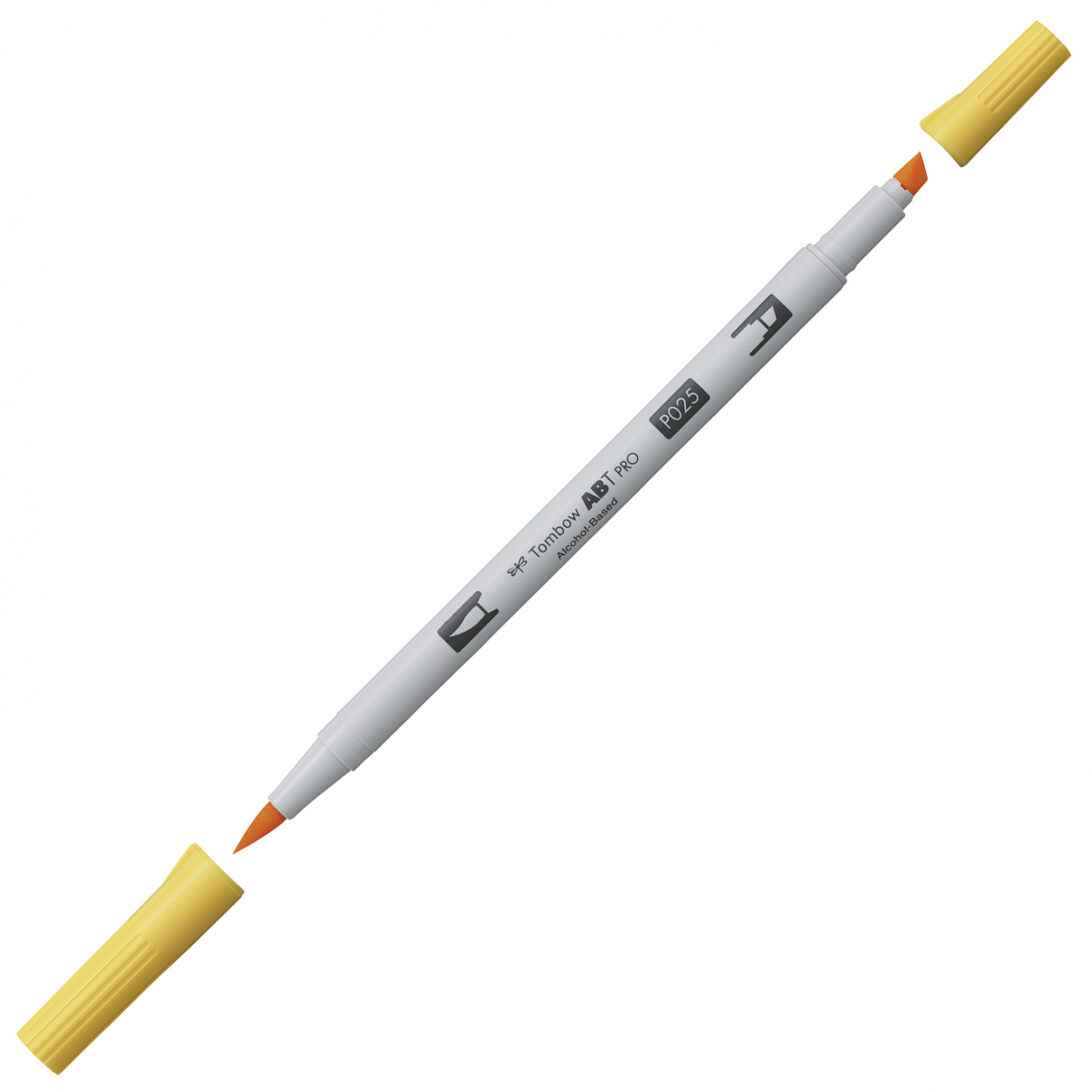 ABT PRO Dual Brush Pen 12-set Grey i gruppen Pennor / Konstnärspennor / Illustrationsmarkers hos Pen Store (125260)
