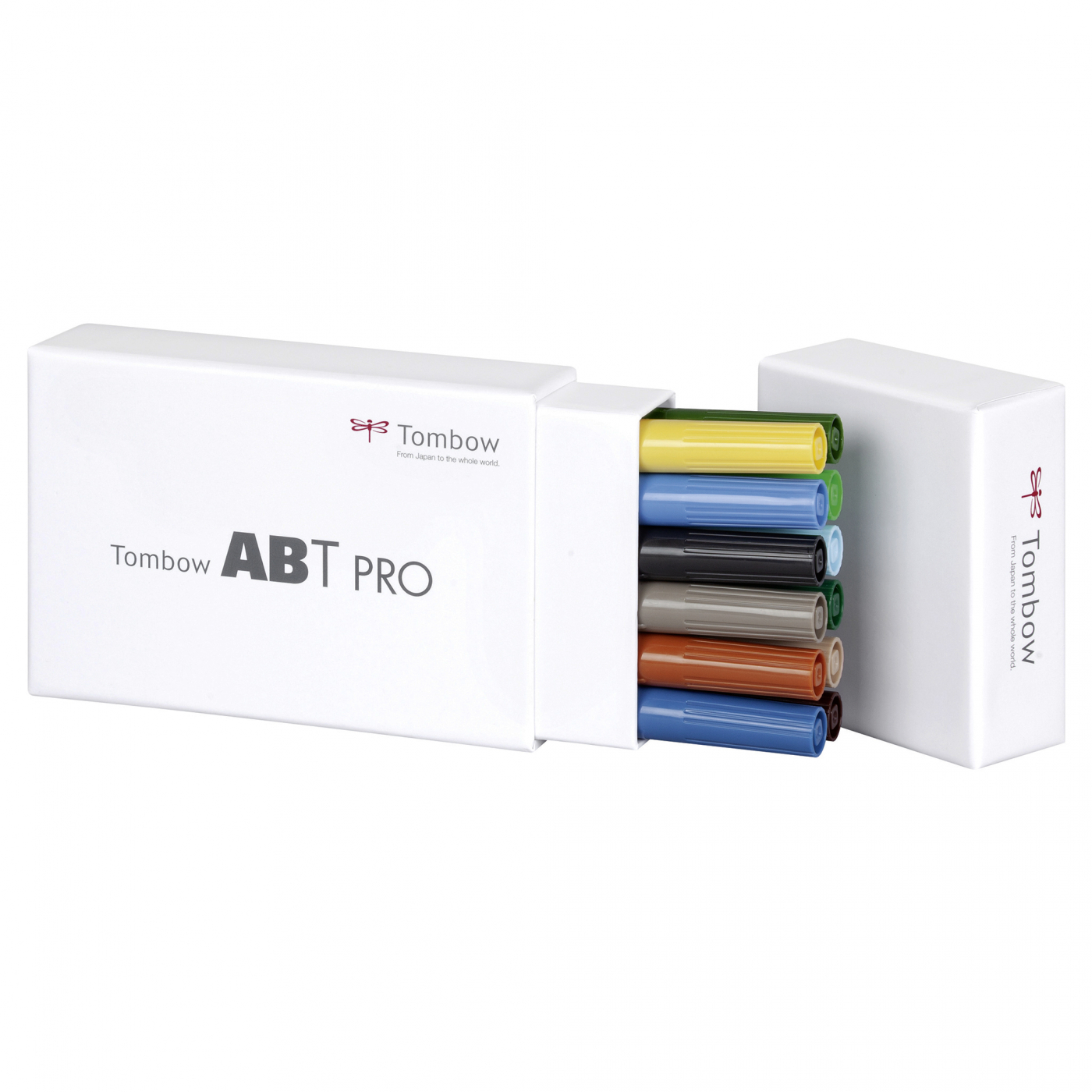 ABT PRO Dual Brush Pen 12-set Landscape i gruppen Pennor / Konstnärspennor / Illustrationsmarkers hos Pen Store (125261)
