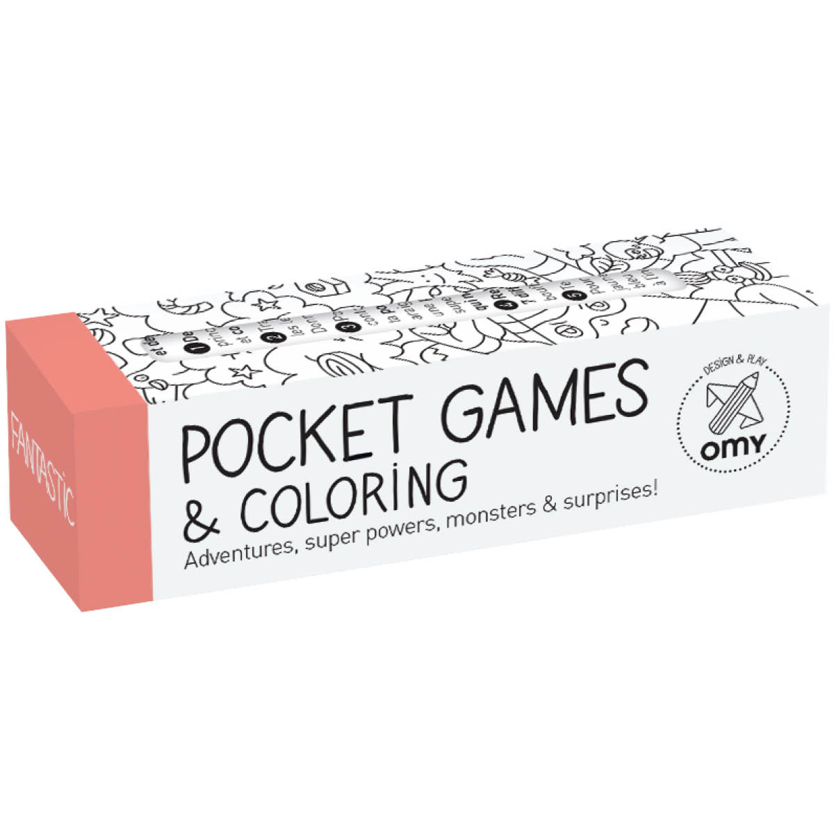 Pocket Games Fantastic i gruppen Kids / Barnpyssel och kreativitet / Målar- och pysselböcker hos Pen Store (125511)