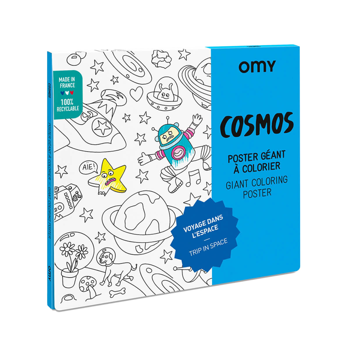 Coloring Poster Cosmos i gruppen Kids / Barnpyssel och kreativitet / Målar- och pysselböcker hos Pen Store (125516)