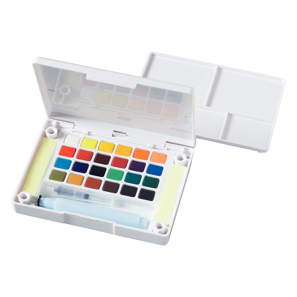 Koi Målarset Water Colors Sketch Box 24 + Pensel i gruppen Konstnärsmaterial / Färger / Akvarellfärg hos Pen Store (125614)