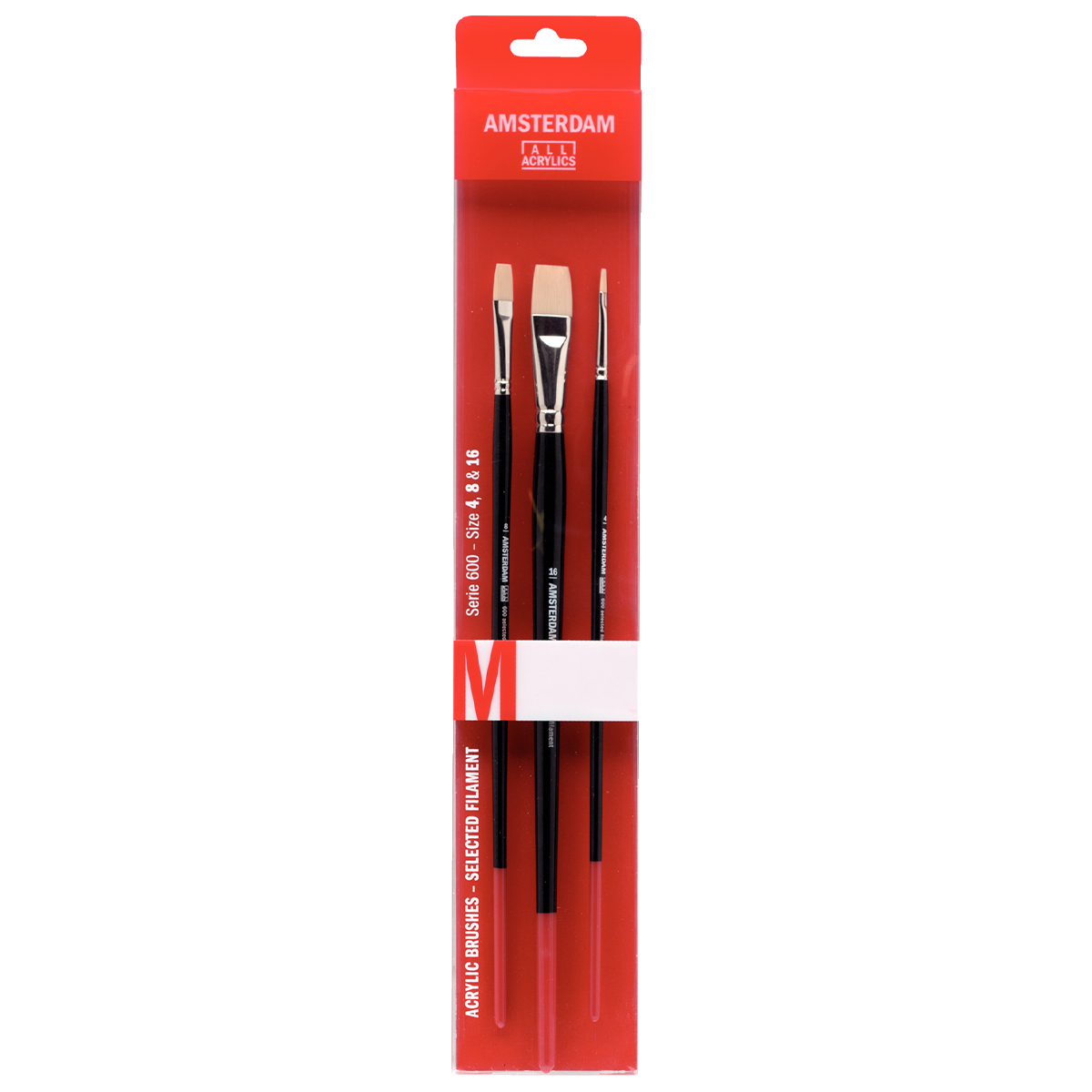 Amsterdam Akrylpenslar 600 3-set