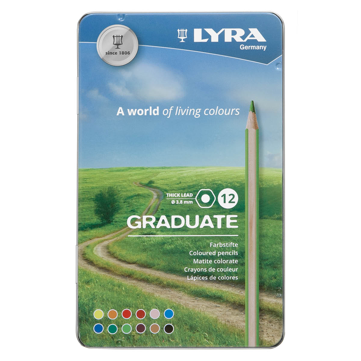 Lyra Graduate Färgpennor 12-set