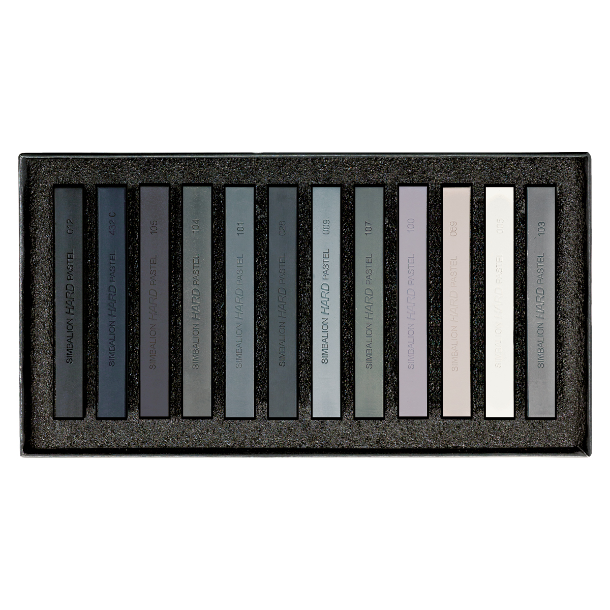 Lyra Pastellkritor Hårda Grey Tones 12-set