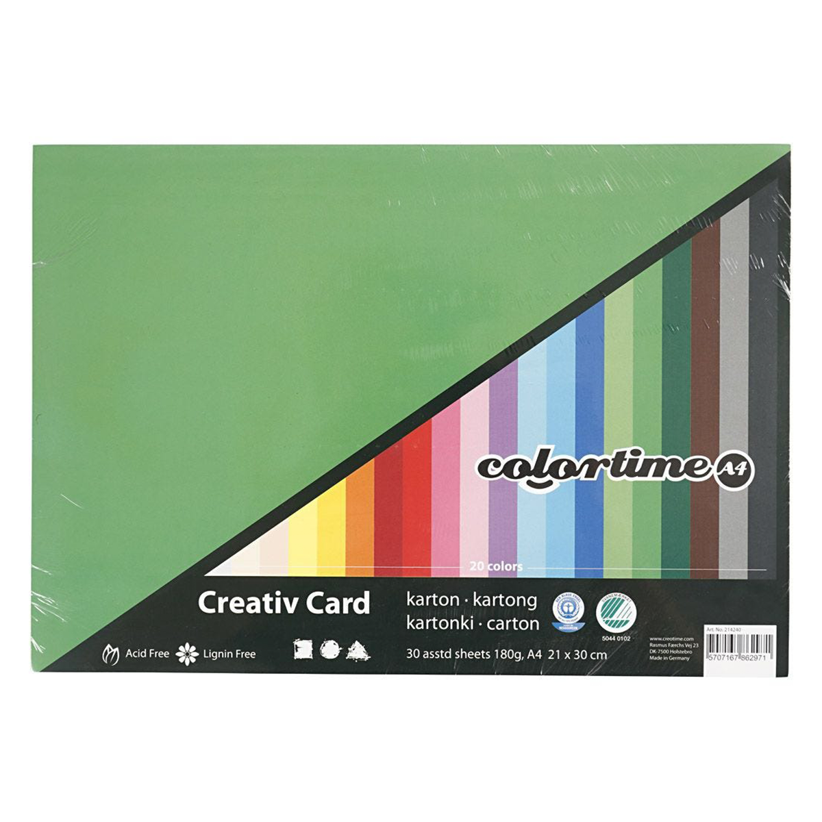 Creativ Company Färgat papper basic