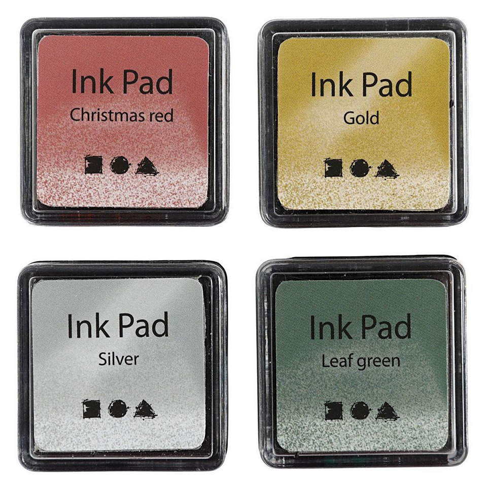 Creativ Company Stämpeldyna 4-pack Metallic