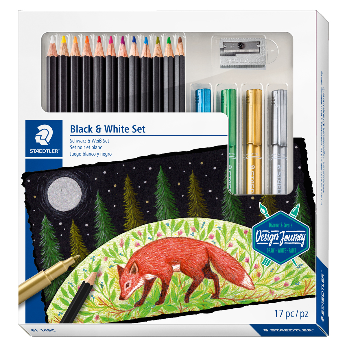 Staedtler Färgpennor Super Soft 17-set