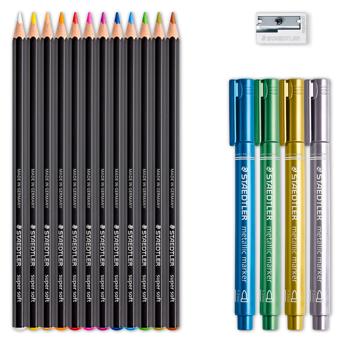 Färgpennor Super Soft 17-set i gruppen Pennor / Konstnärspennor / Färgpennor hos Pen Store (126616)