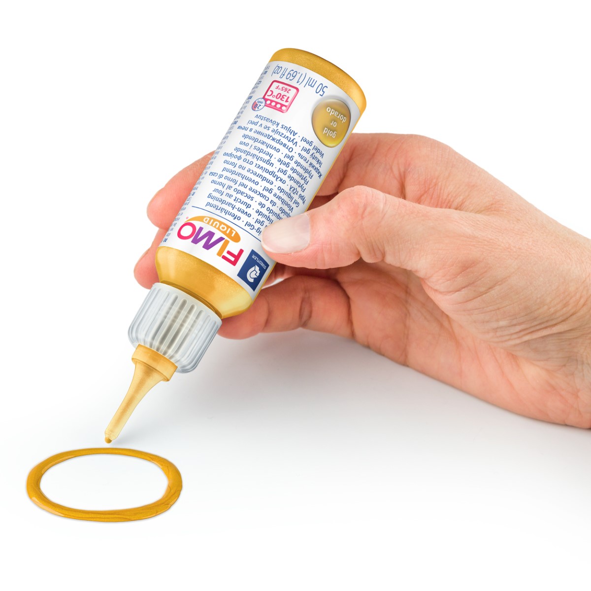 FIMO Liquid gel 50 ml Guld i gruppen Skapande & Hobby / Skapa / Modellera hos Pen Store (126647)