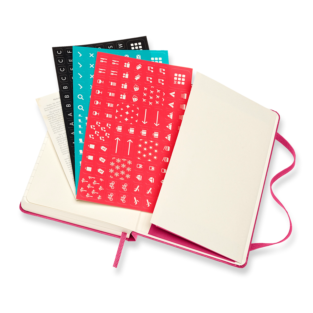Kalender 2022 Daily Hard Cover Pocket Pink i gruppen Papper & Block / Kalendrar och almanackor / 12-månaderskalendrar hos Pen Store (126718)