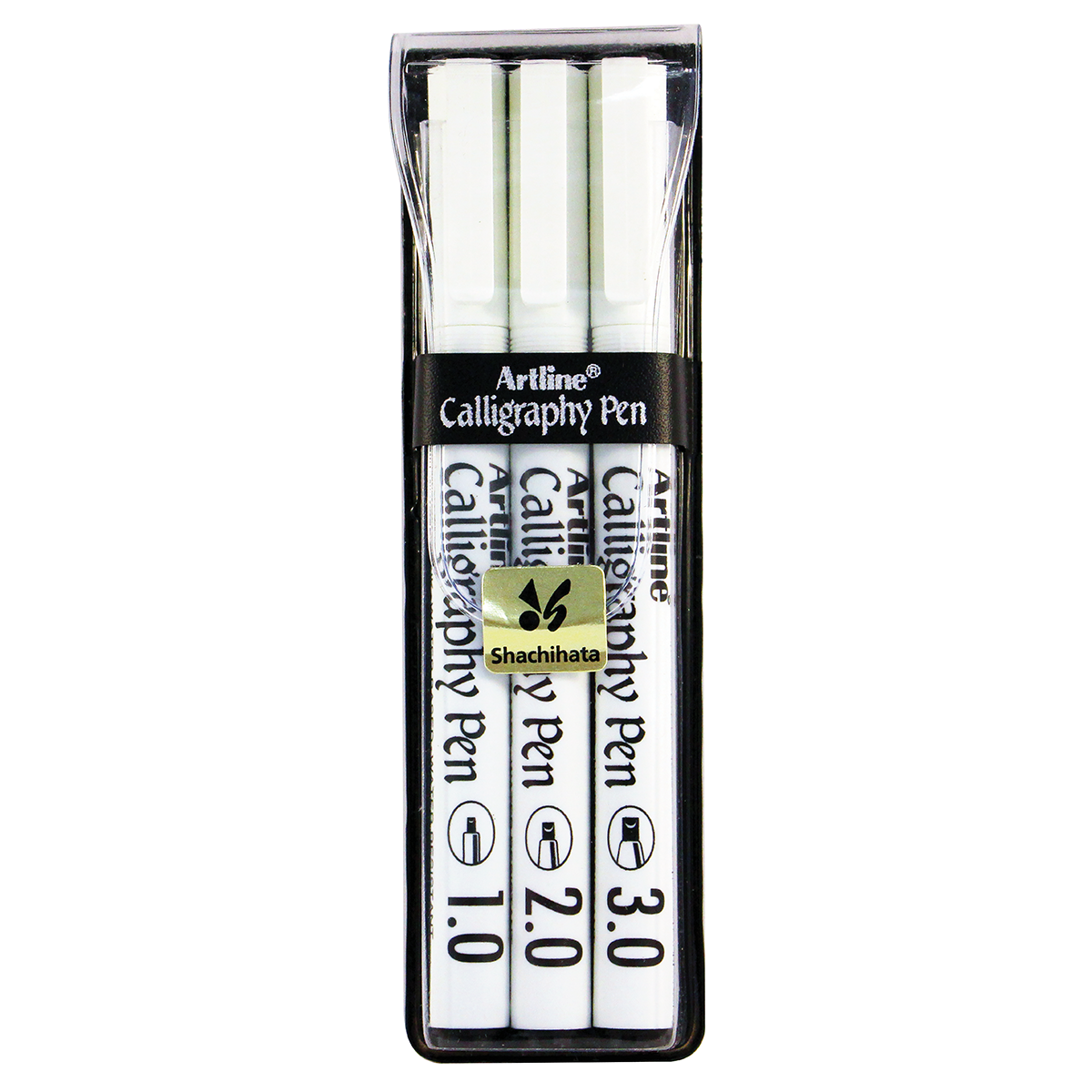 Artline Calligraphy Pen 3-pack Black