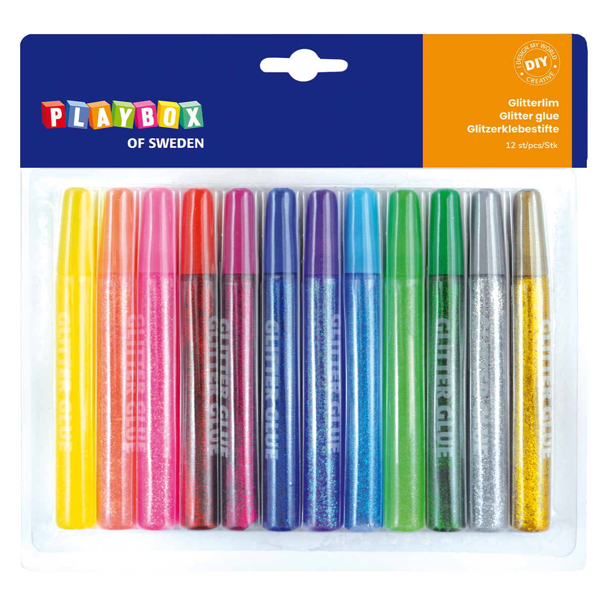 Playbox Glitterlim 12-set