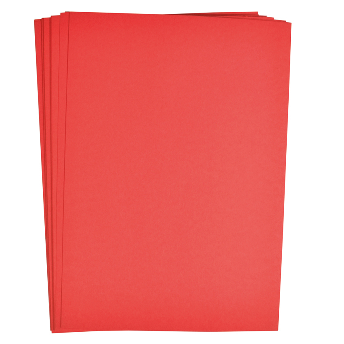 Playbox Färgat papper Röd 25 st 180 g