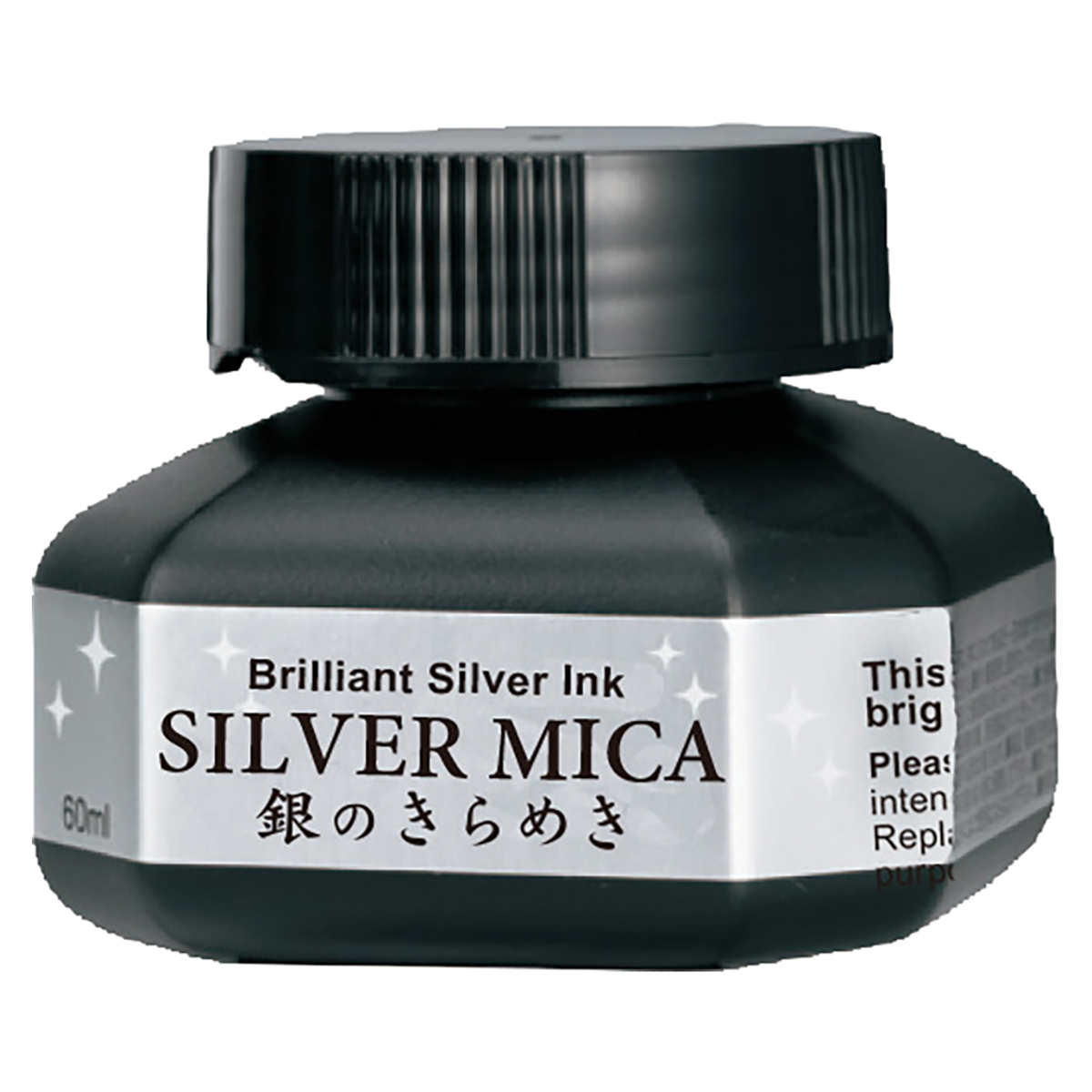 Silver Mica Ink 60 ml i gruppen Konstnärsmaterial / Färger / Tusch och bläck hos Pen Store (126927)