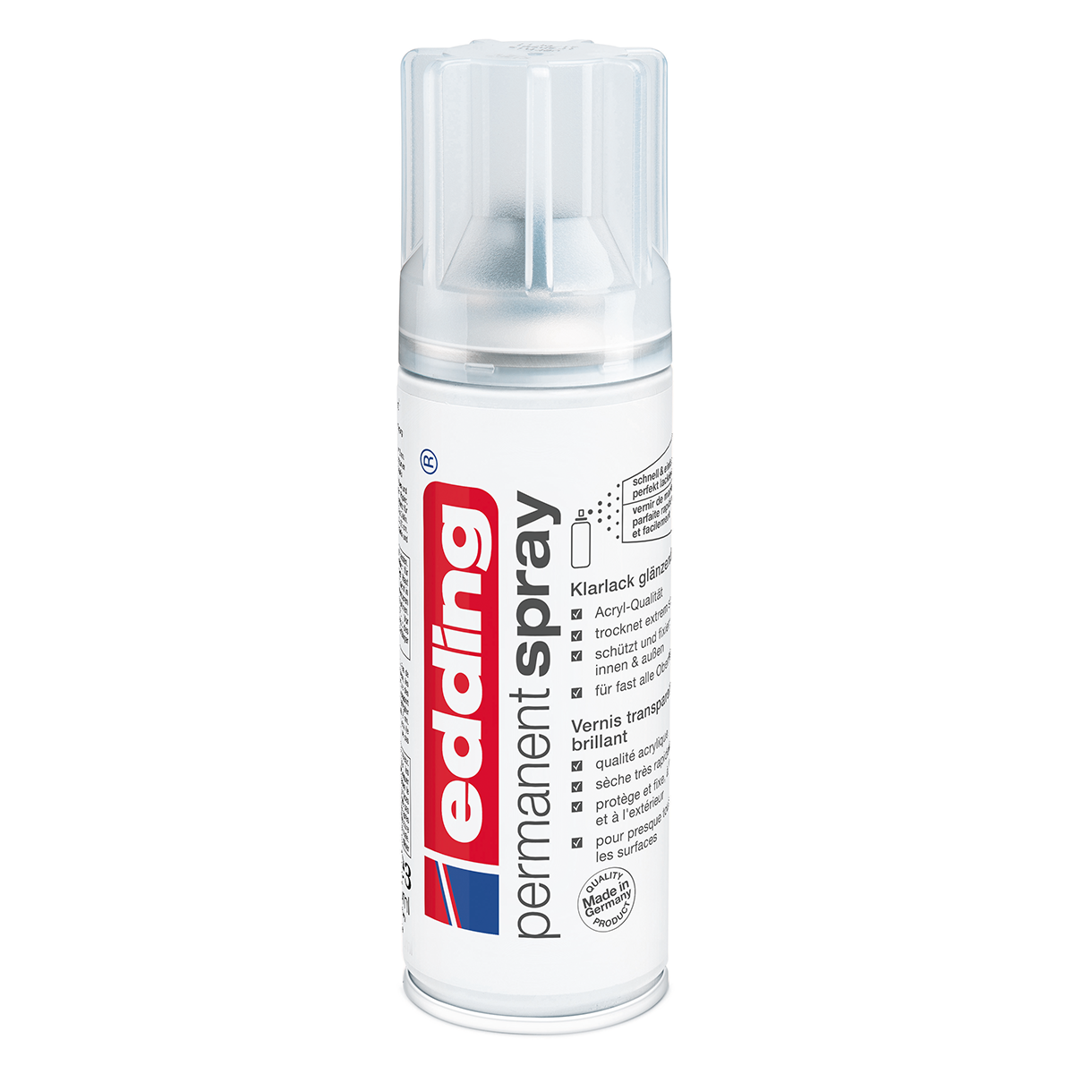 Edding Permanent transparent spraylack Högblank 200 ml