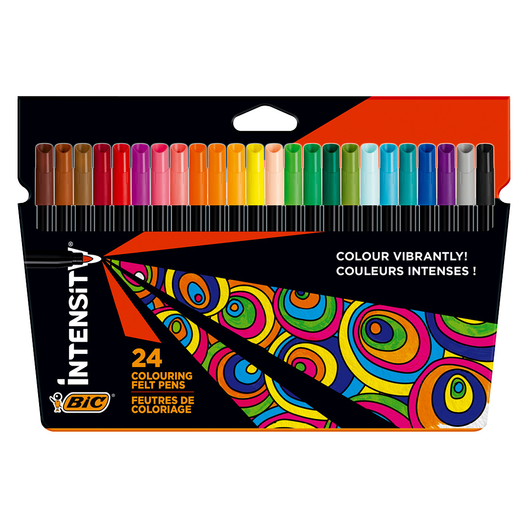 BIC Intensity Tuschpennor 24-pack