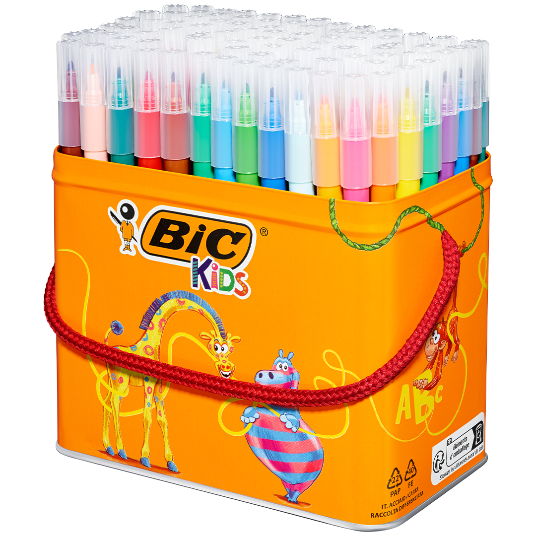 BIC Kids Visa Drum Tuschpennor 84-set