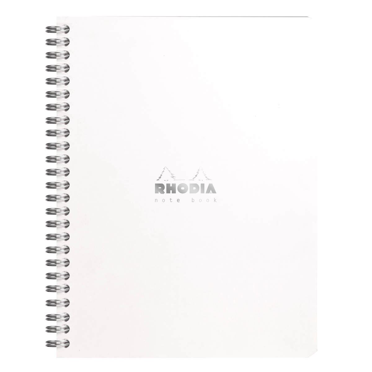 Rhodia Notebook Spiral Vit A5 Rutat