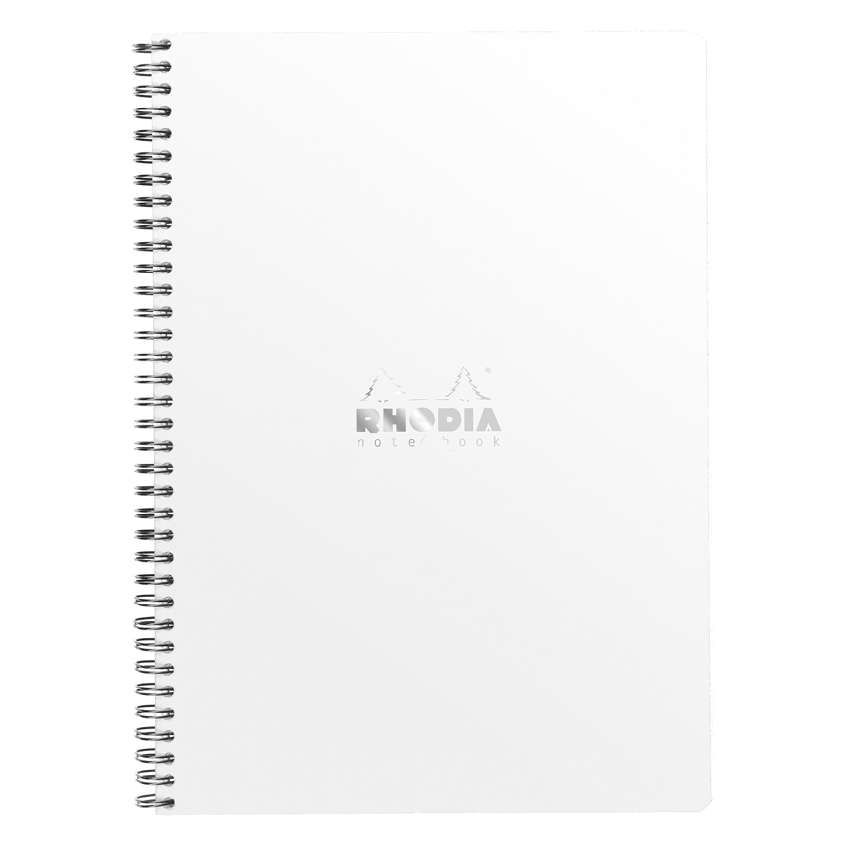 Rhodia Notebook Spiral Vit A4 Linjerat