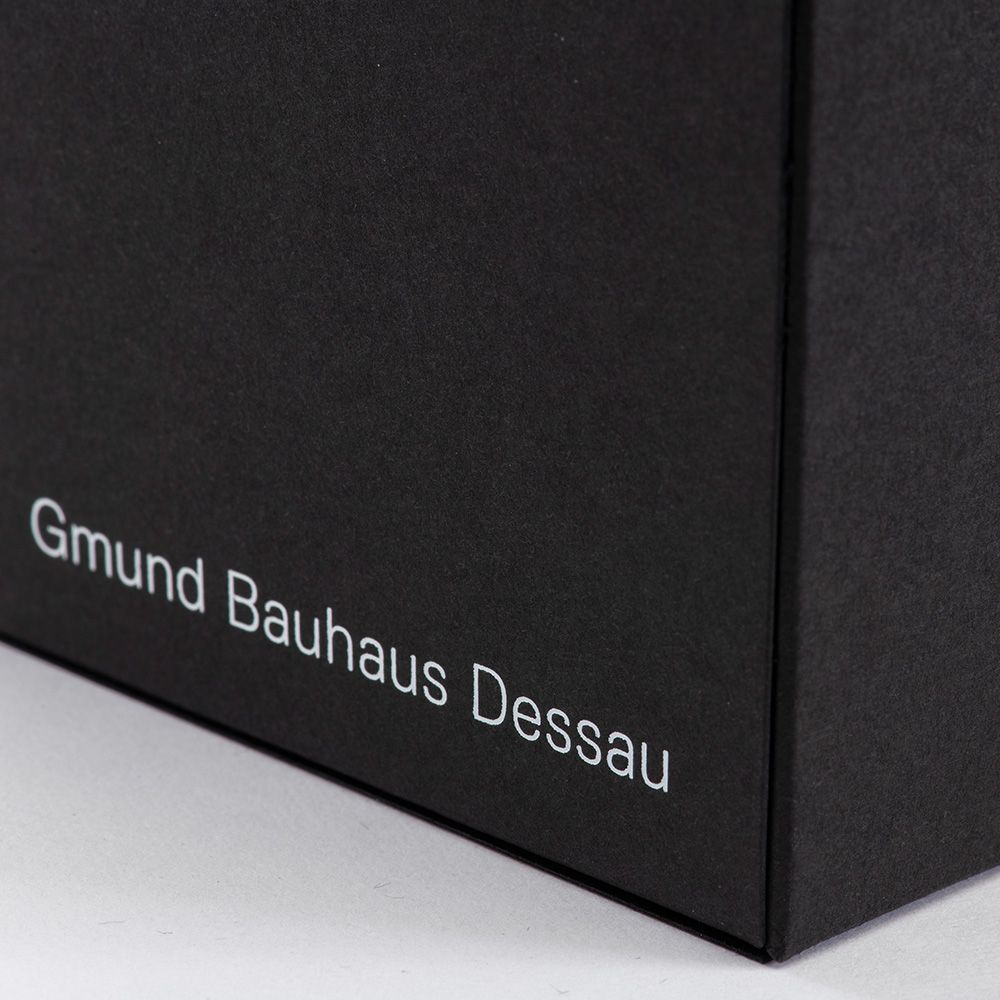 Bauhaus Dessau Blockkub Grey i gruppen Papper & Block / Skriva och anteckna / Skrivblock och häften hos Pen Store (127245)