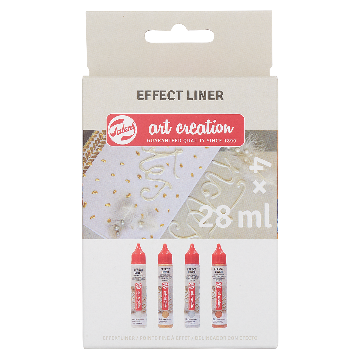 Effect Liner Set 4 x 28 ml Standard Pearl i gruppen Skapande & Hobby / Skapa / Hobbyfärg hos Pen Store (127517)