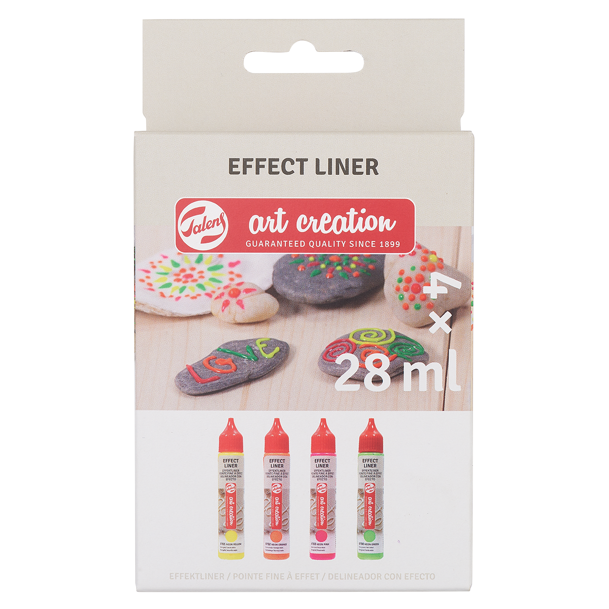 Effect Liner Set 4 x 28 ml Neon i gruppen Skapande & Hobby / Skapa / Hobbyfärg hos Pen Store (127518)