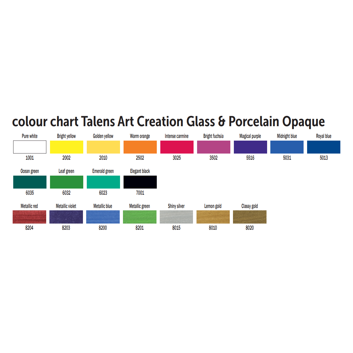Glas & Porslinsfärg Ogenomskinlig 30 ml i gruppen Skapande & Hobby / Skapa / Glas- och porslinsfärg hos Pen Store (127610_r)