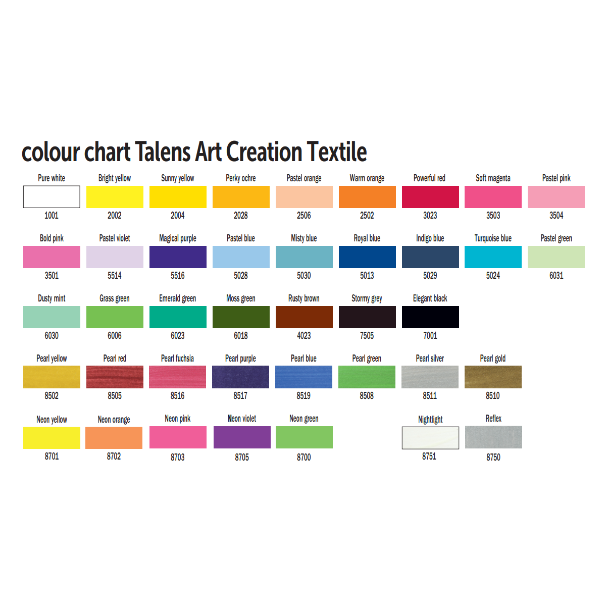 Textilfärg 50 ml i gruppen Skapande & Hobby / Skapa / Textilfärg och textilpennor hos Pen Store (127662_r)