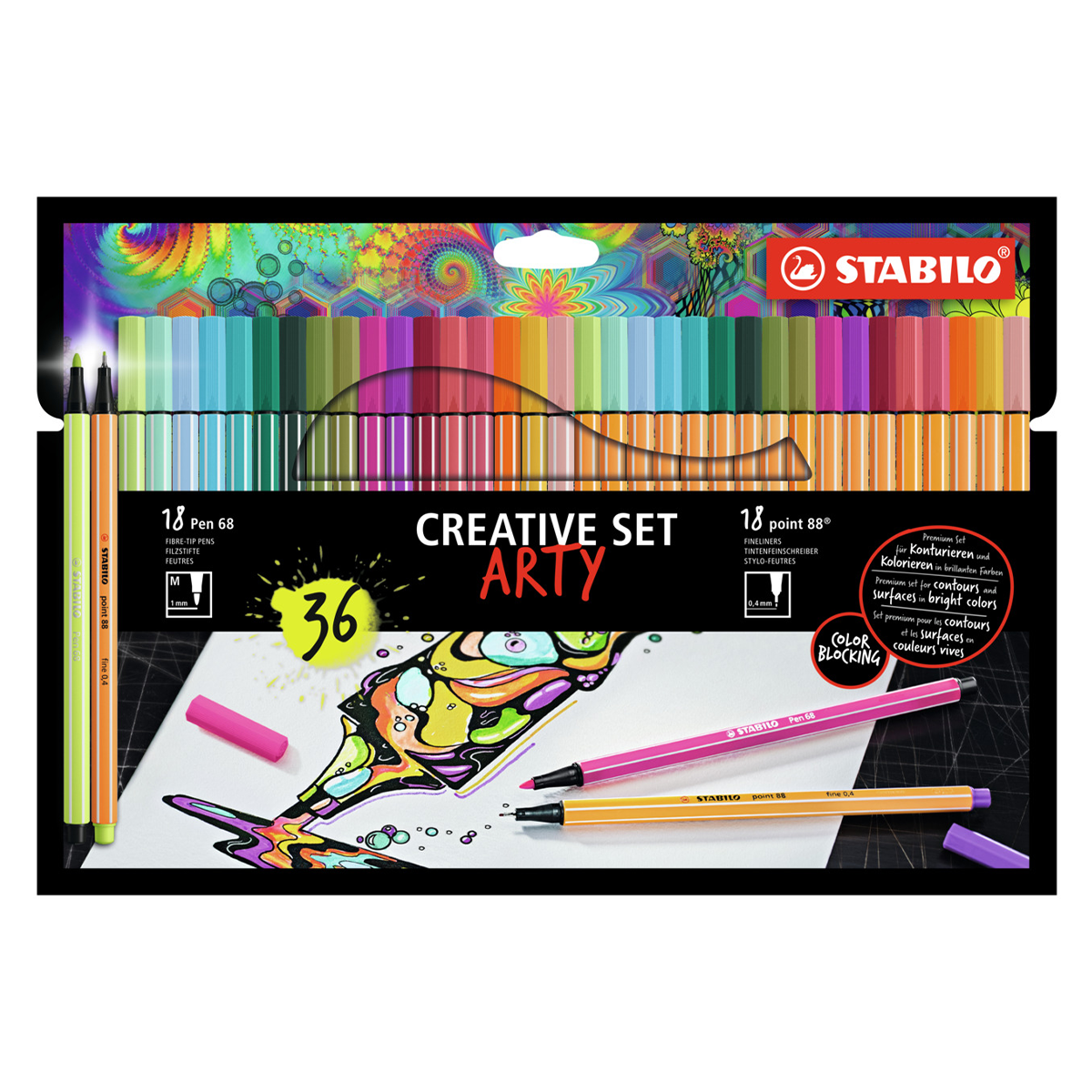 Stabilo Creative Set Arty 36-pack