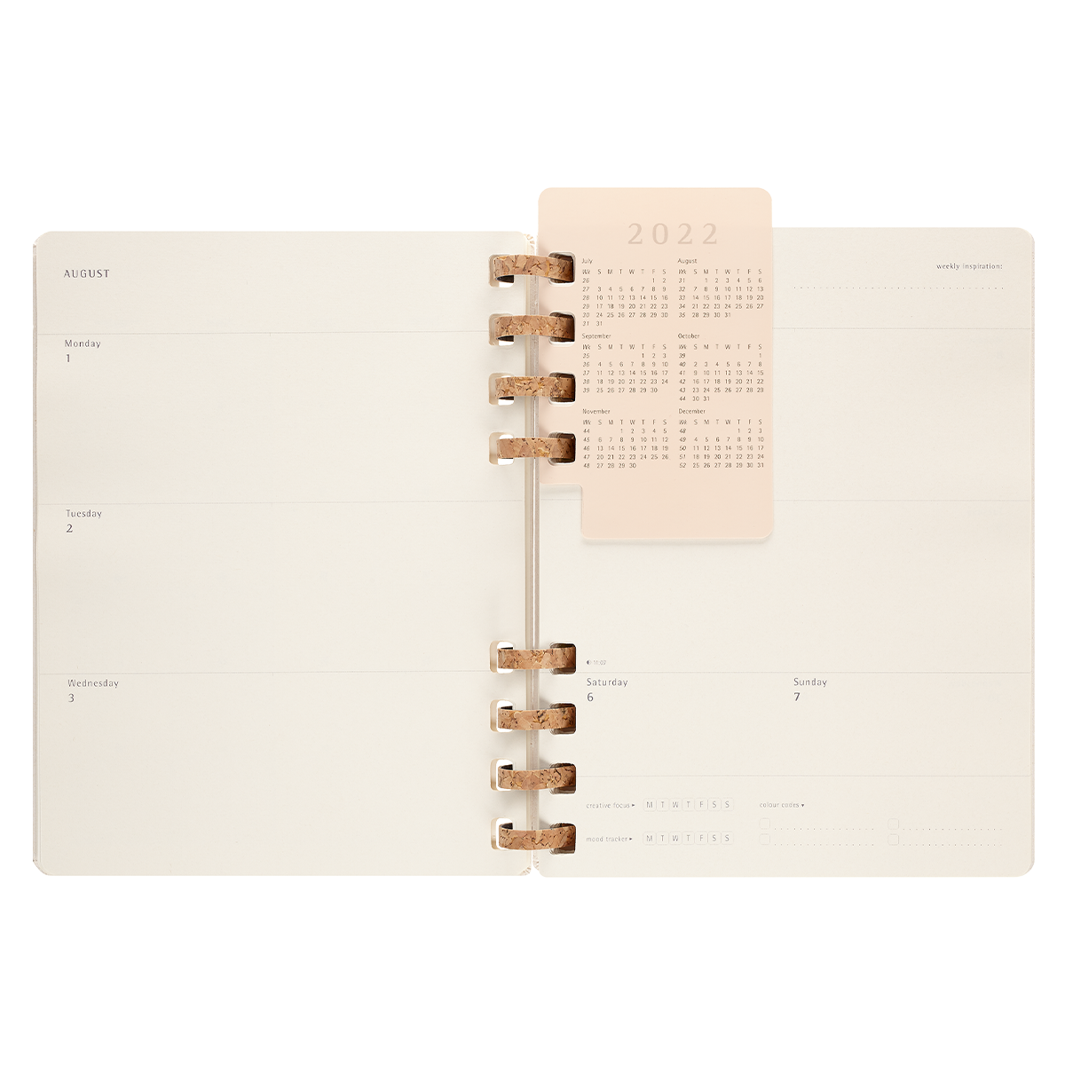Spiral Academic Kalender XL 12M Oyst i gruppen Papper & Block / Kalendrar och almanackor / 12-månaderskalendrar hos Pen Store (128113)