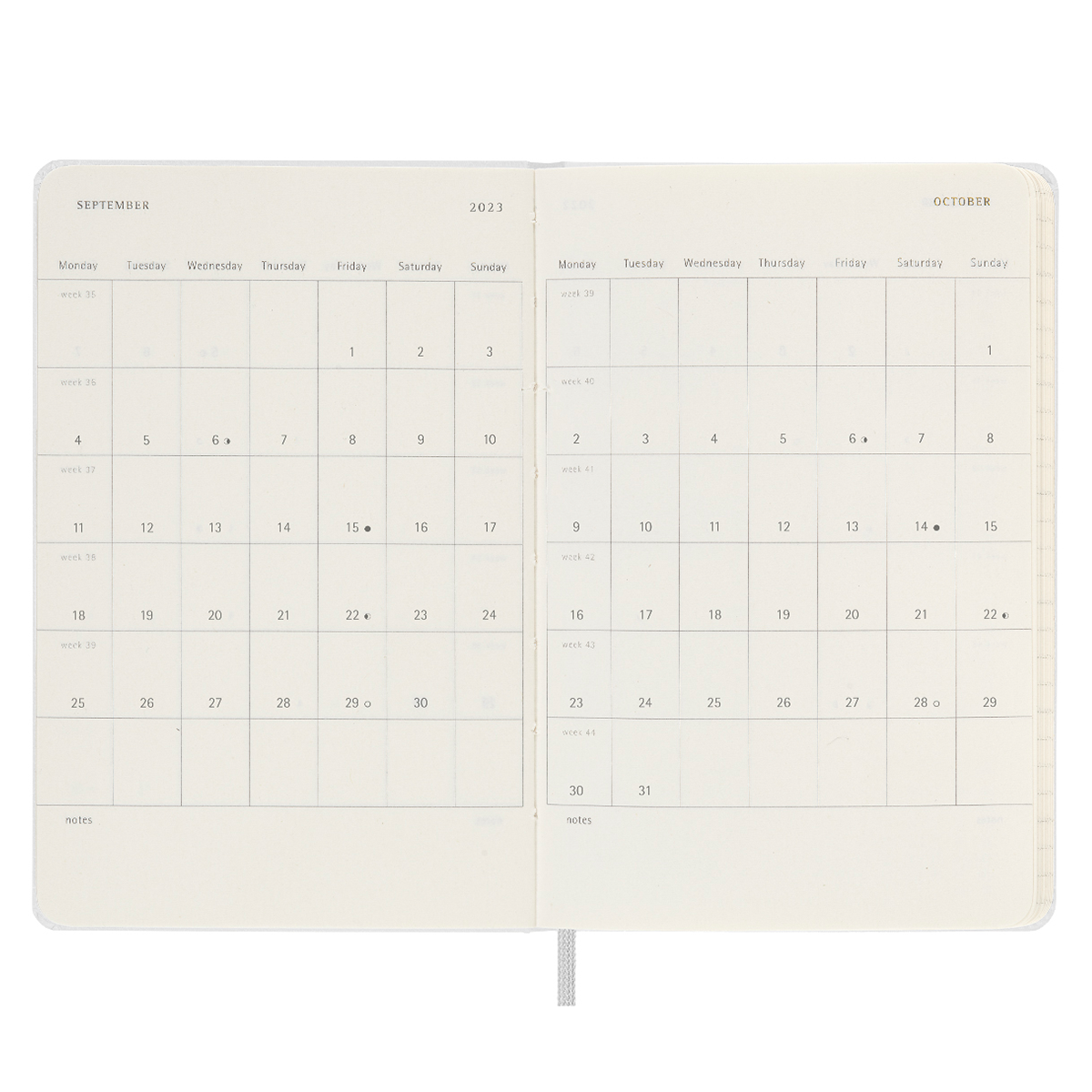 18M WeekNote Kalender Pocket Prins Fly i gruppen Papper & Block / Kalendrar och almanackor / 18-månaderskalendrar hos Pen Store (128222)