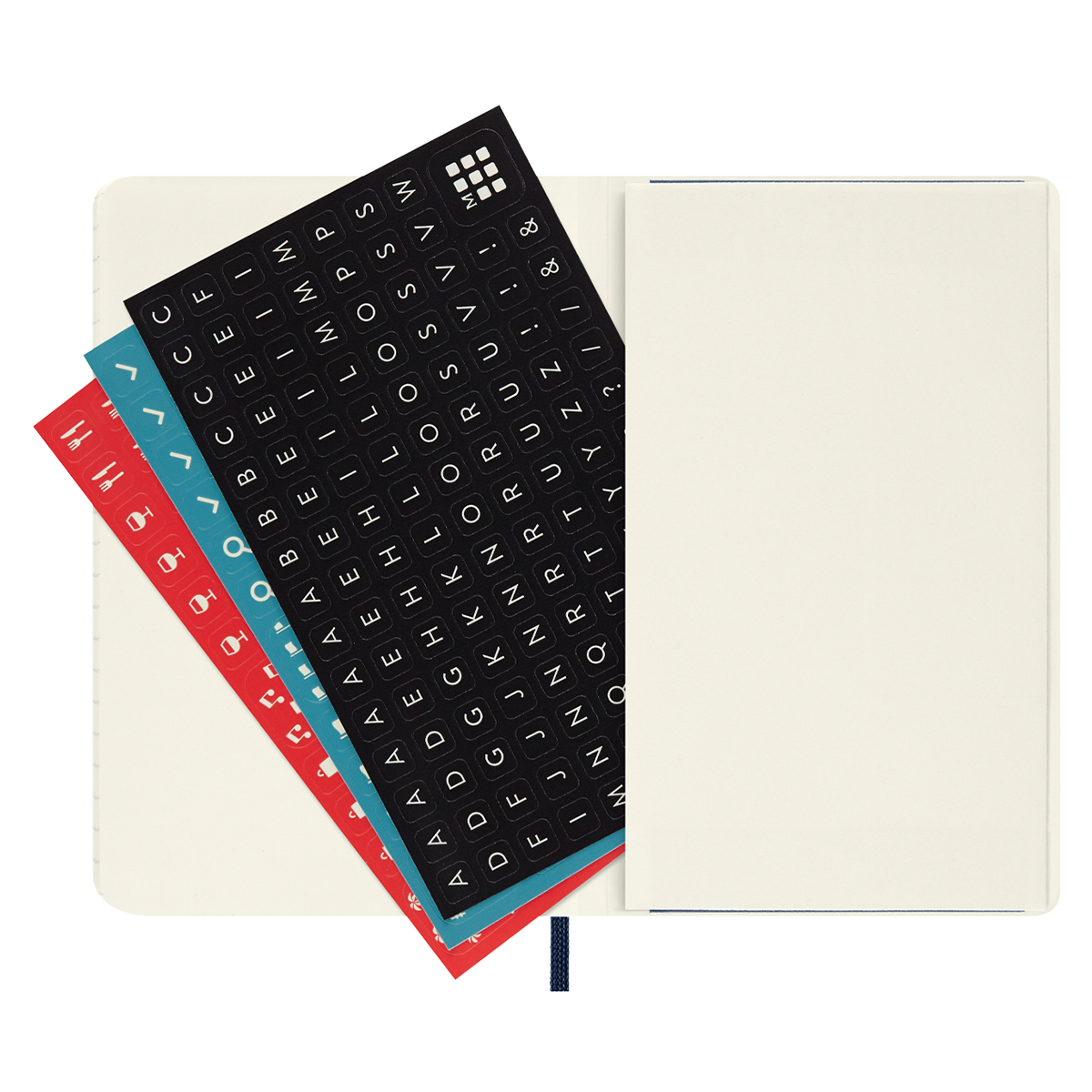 18M WeekNote Kalender Soft Cover Pocket Mörkblå i gruppen Papper & Block / Kalendrar och almanackor / 18-månaderskalendrar hos Pen Store (128232)