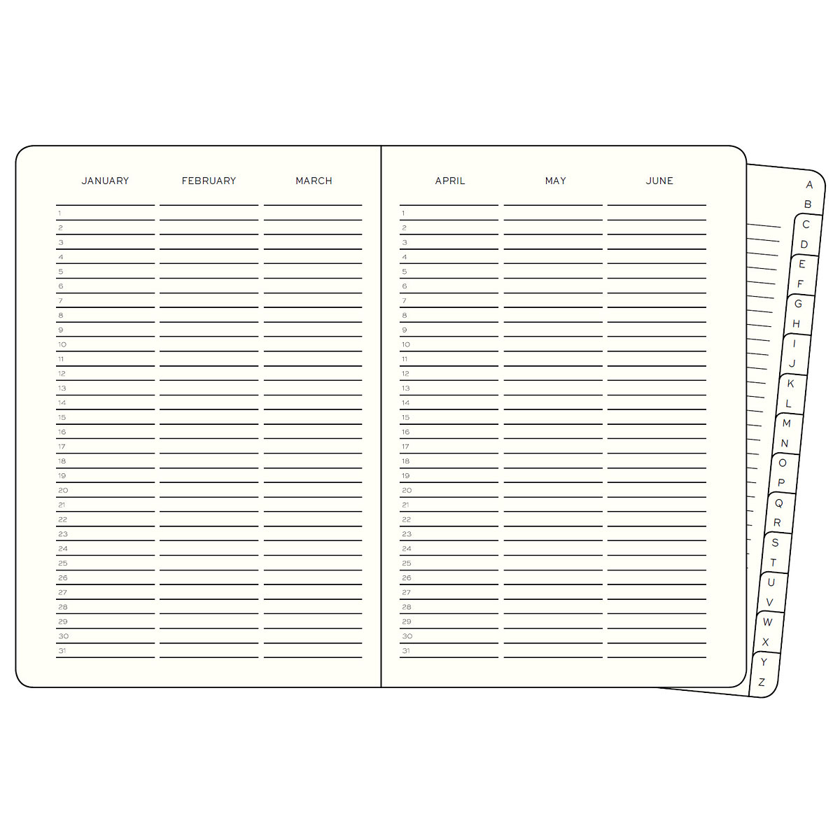 Kalender 2023 Weekly Notebook Hardcover A5 Olive i gruppen Papper & Block / Kalendrar och almanackor / 12-månaderskalendrar hos Pen Store (128403)