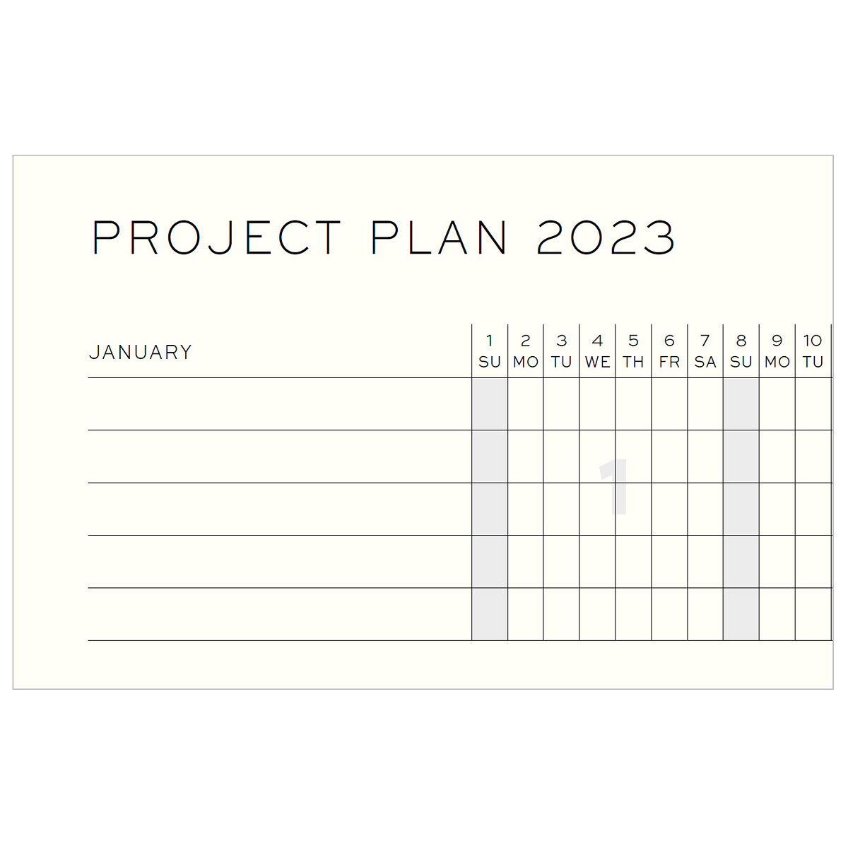 Kalender 2023 Weekly Planner Hardcover A5 Pacific Green i gruppen Papper & Block / Kalendrar och almanackor / 12-månaderskalendrar hos Pen Store (128431)