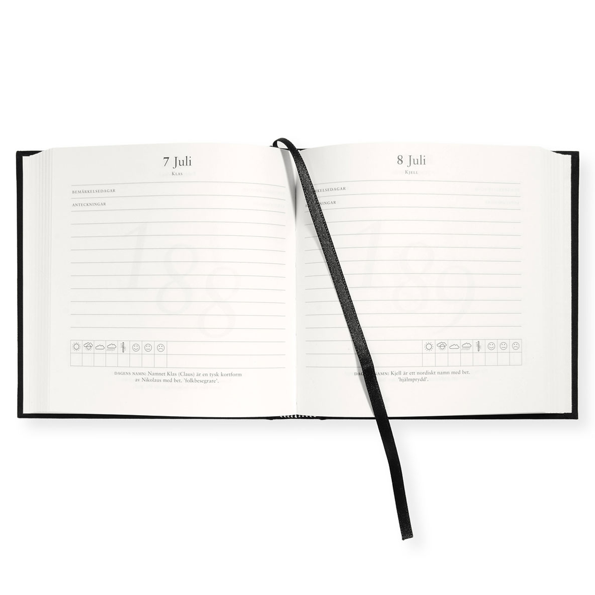 Dagbok 365 Black i gruppen Papper & Block / Kalendrar och almanackor / Specialkalendrar hos Pen Store (128484)