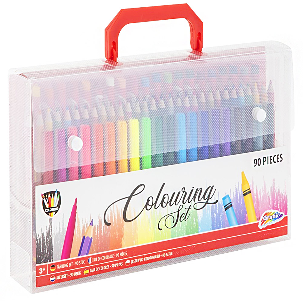 Färgläggning för barn 90-set i gruppen Kids / Barnpennor / Färgpennor för barn hos Pen Store (128496)