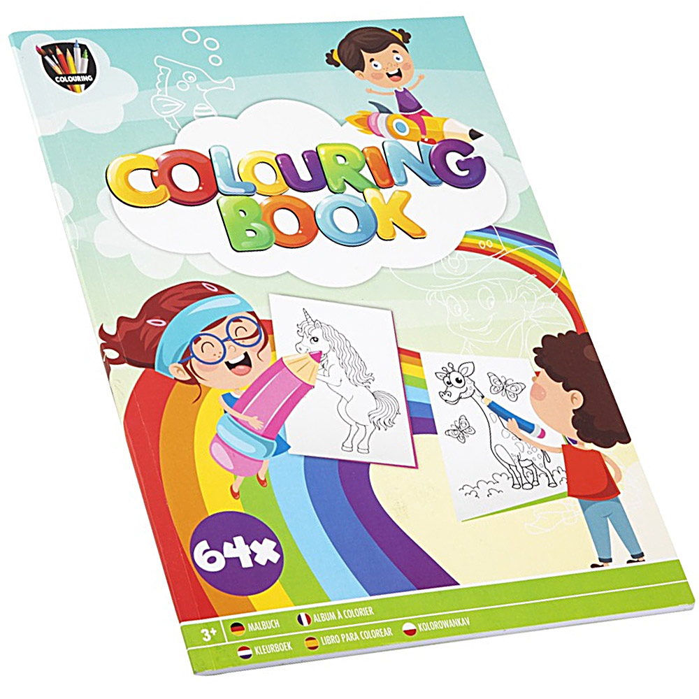 Målarbok för barn A4 i gruppen Kids / Barnpyssel och kreativitet / Målar- och pysselböcker hos Pen Store (128515)