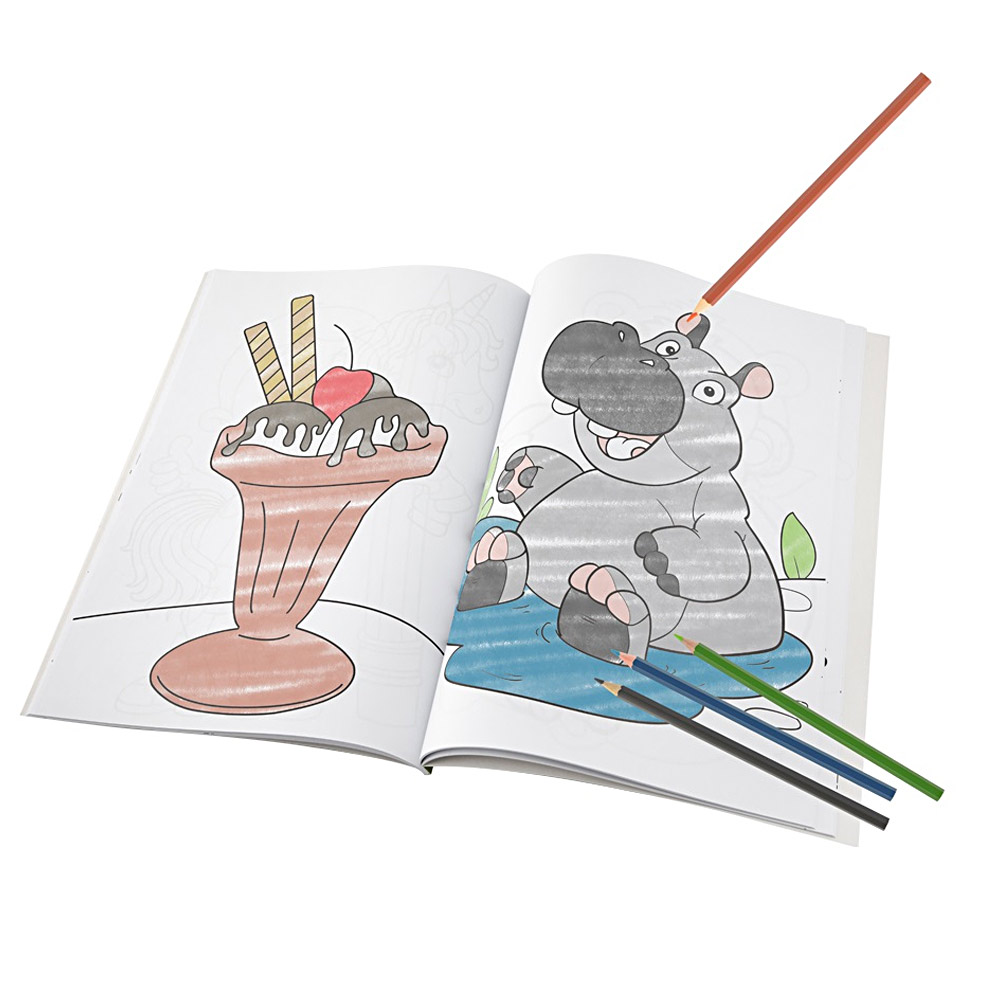 Målarbok för barn A4 i gruppen Kids / Barnpyssel och kreativitet / Målar- och pysselböcker hos Pen Store (128515)