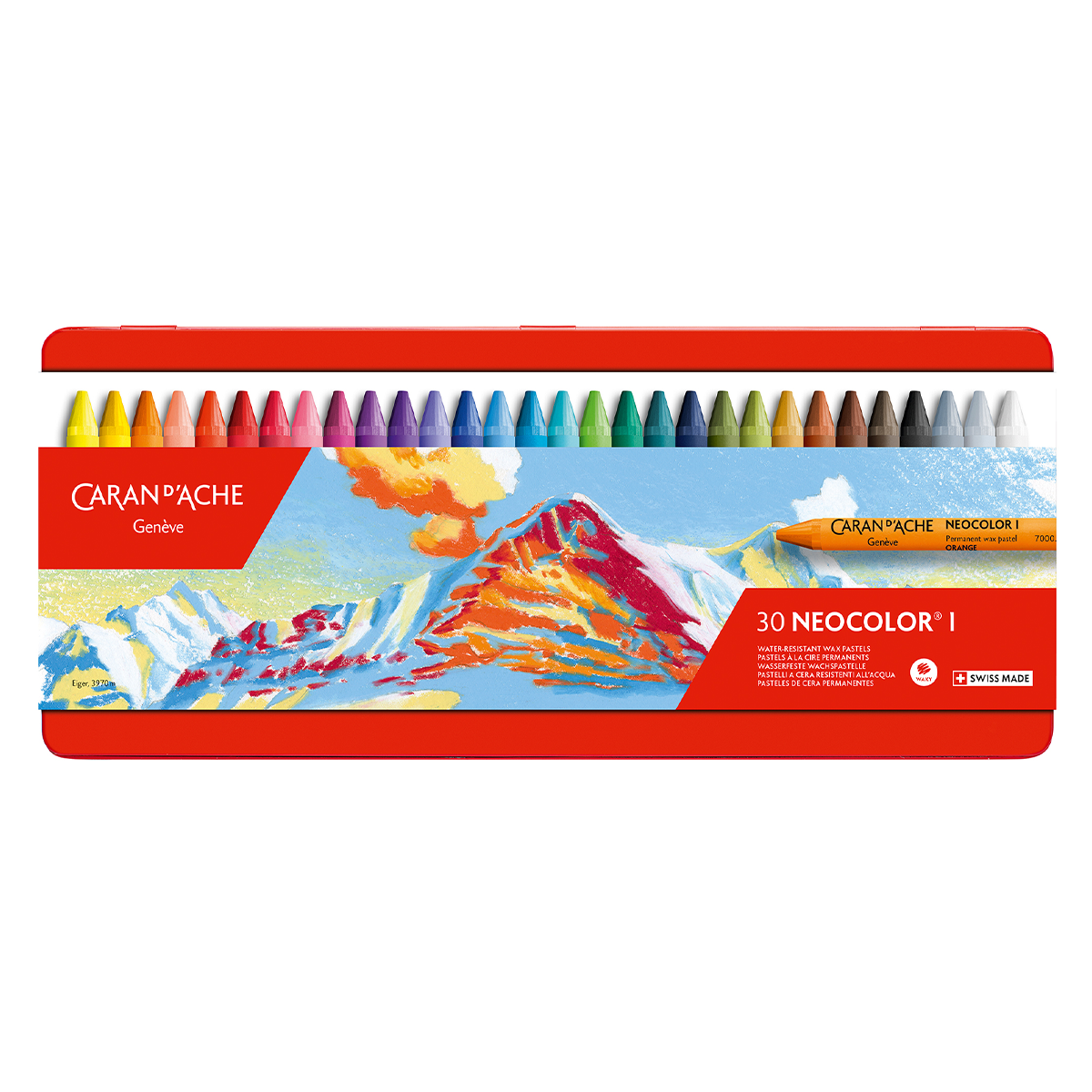 Caran d'Ache Neocolor I Pastellkritor 30-set
