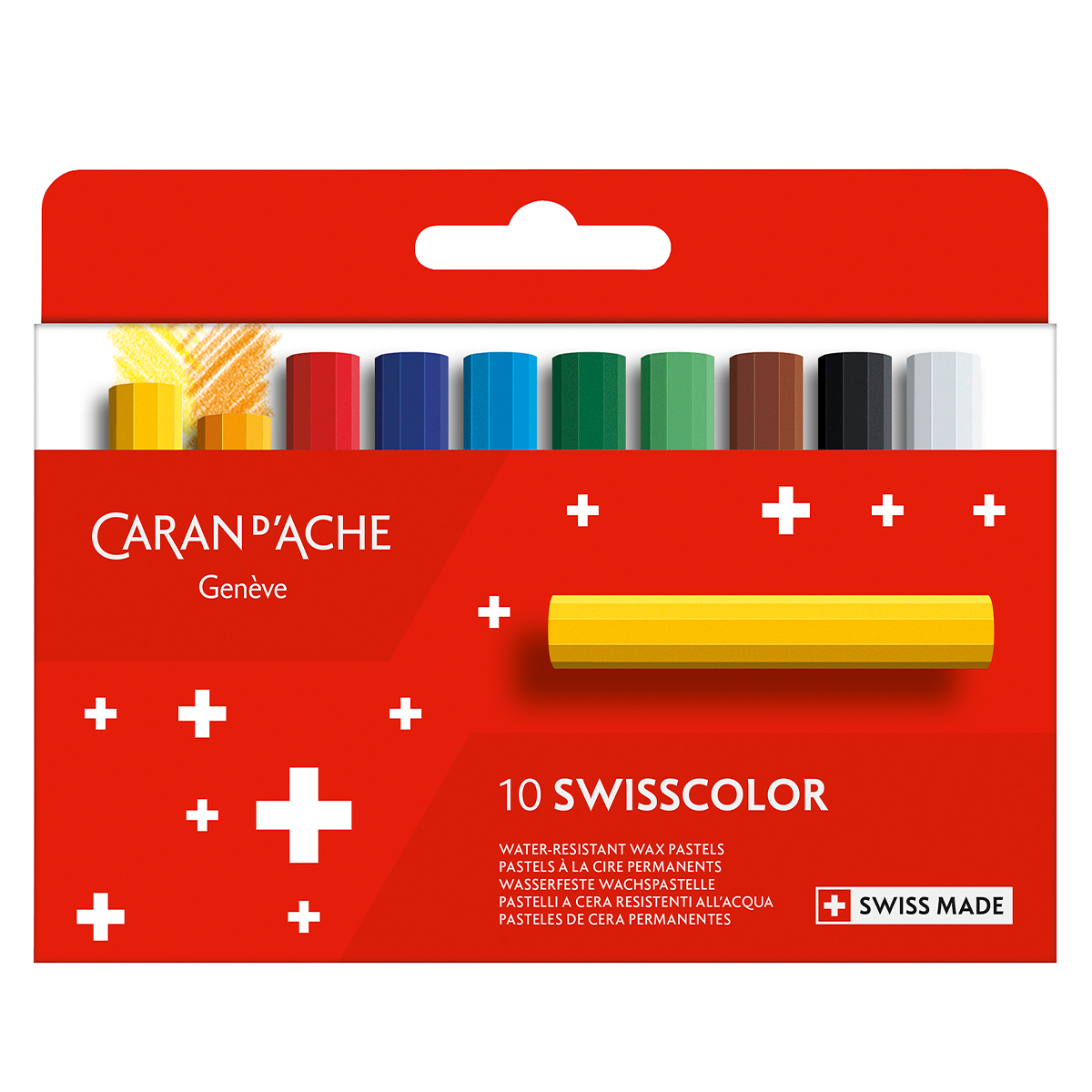 Caran d'Ache Swisscolor Pastellkritor 10-set