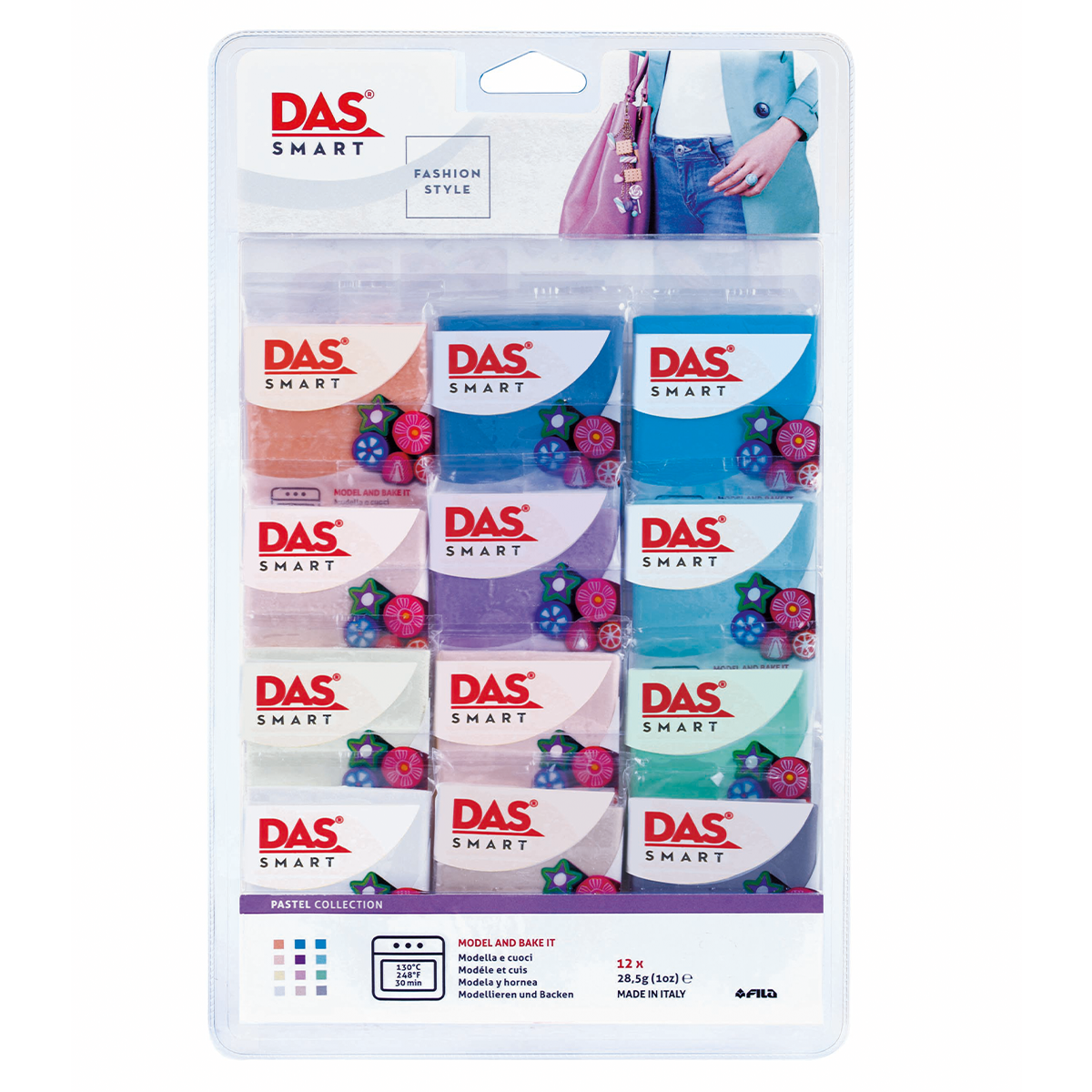 DAS Smart Set Modellera Pastel 12 x 28 g