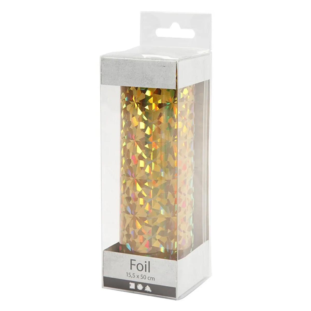 Creativ Company Dekorationsfolie Guld Holografisk
