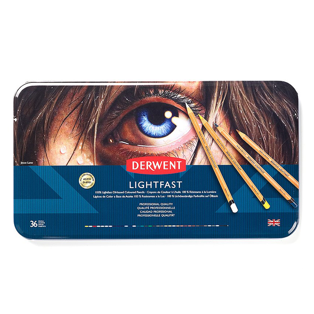 Derwent Lightfast Färgpennor 36-set