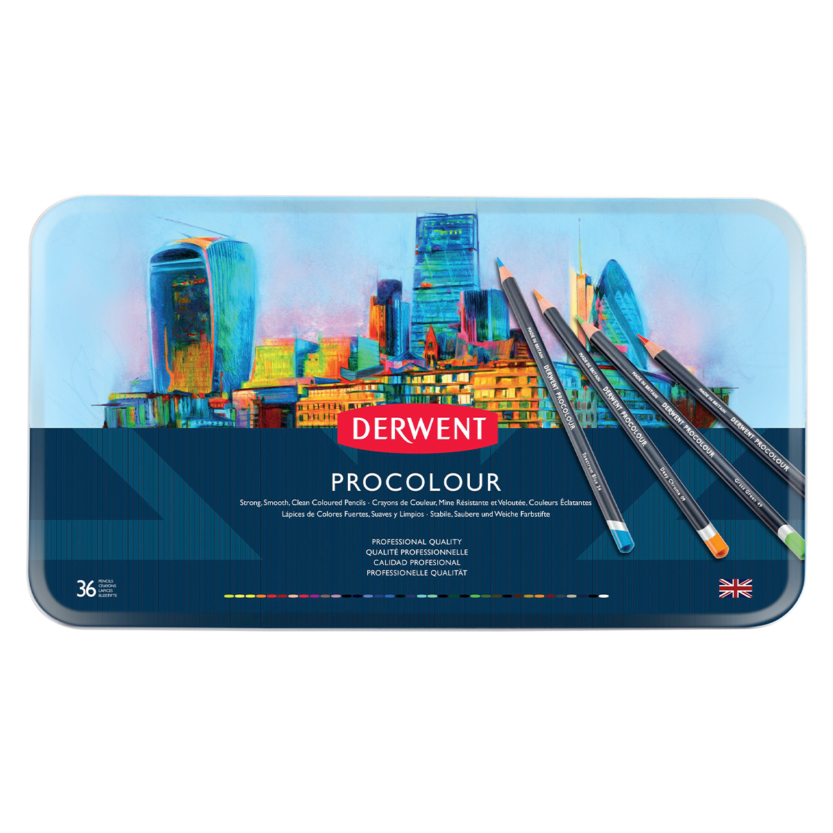 Derwent Procolour Färgpennor 36-set