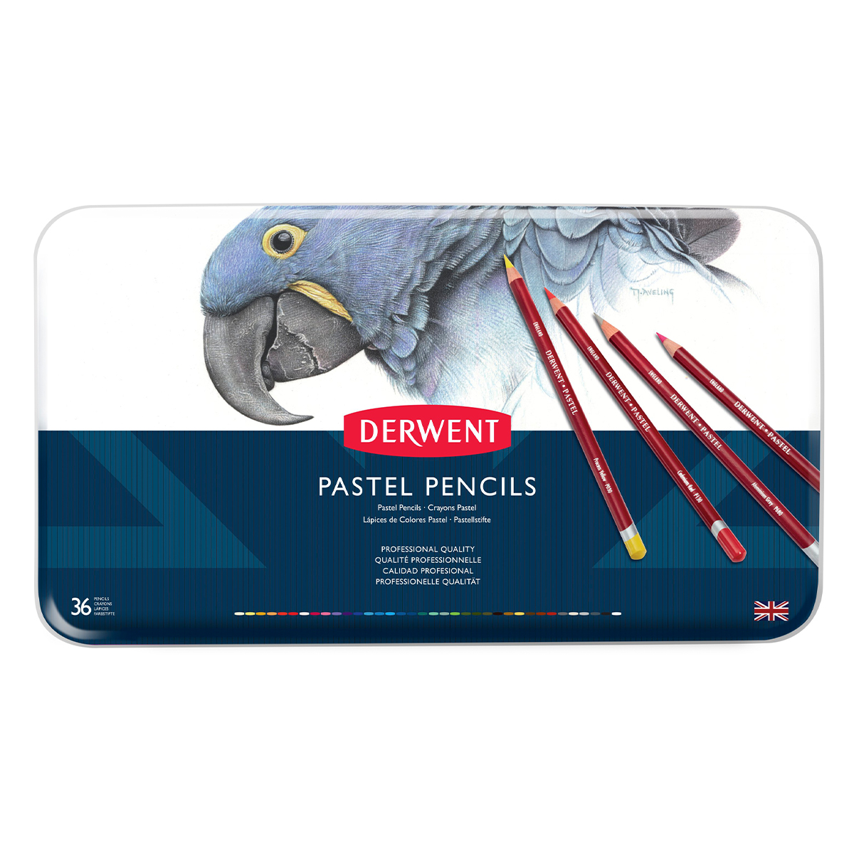 Derwent Pastel Färgpennor 36-set