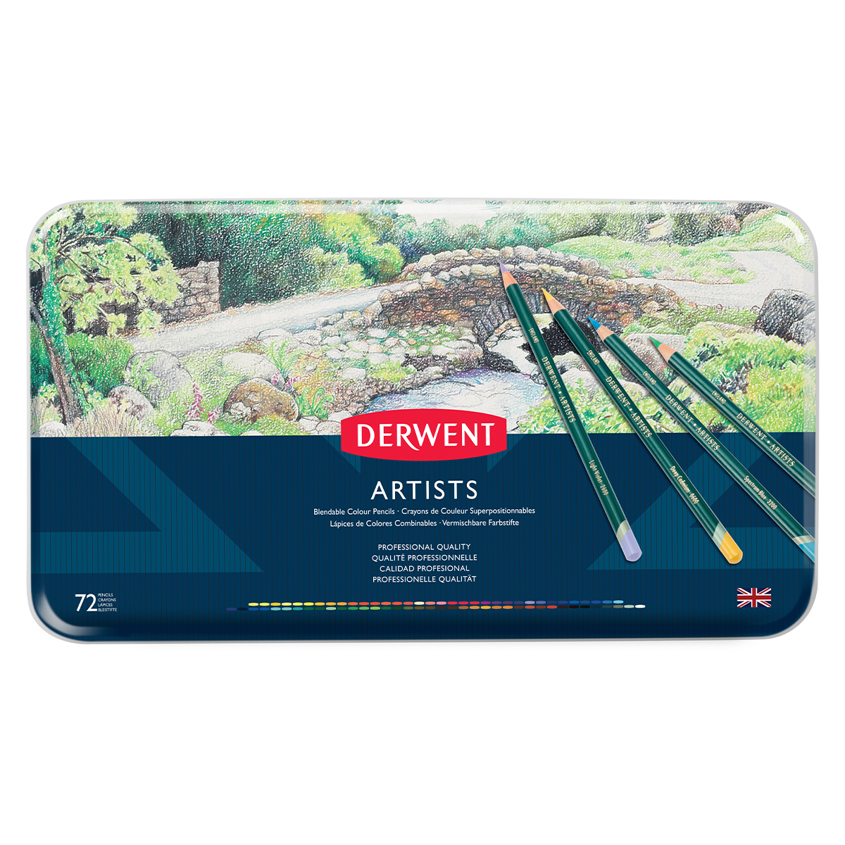 Derwent Artists Färgpennor 72-set