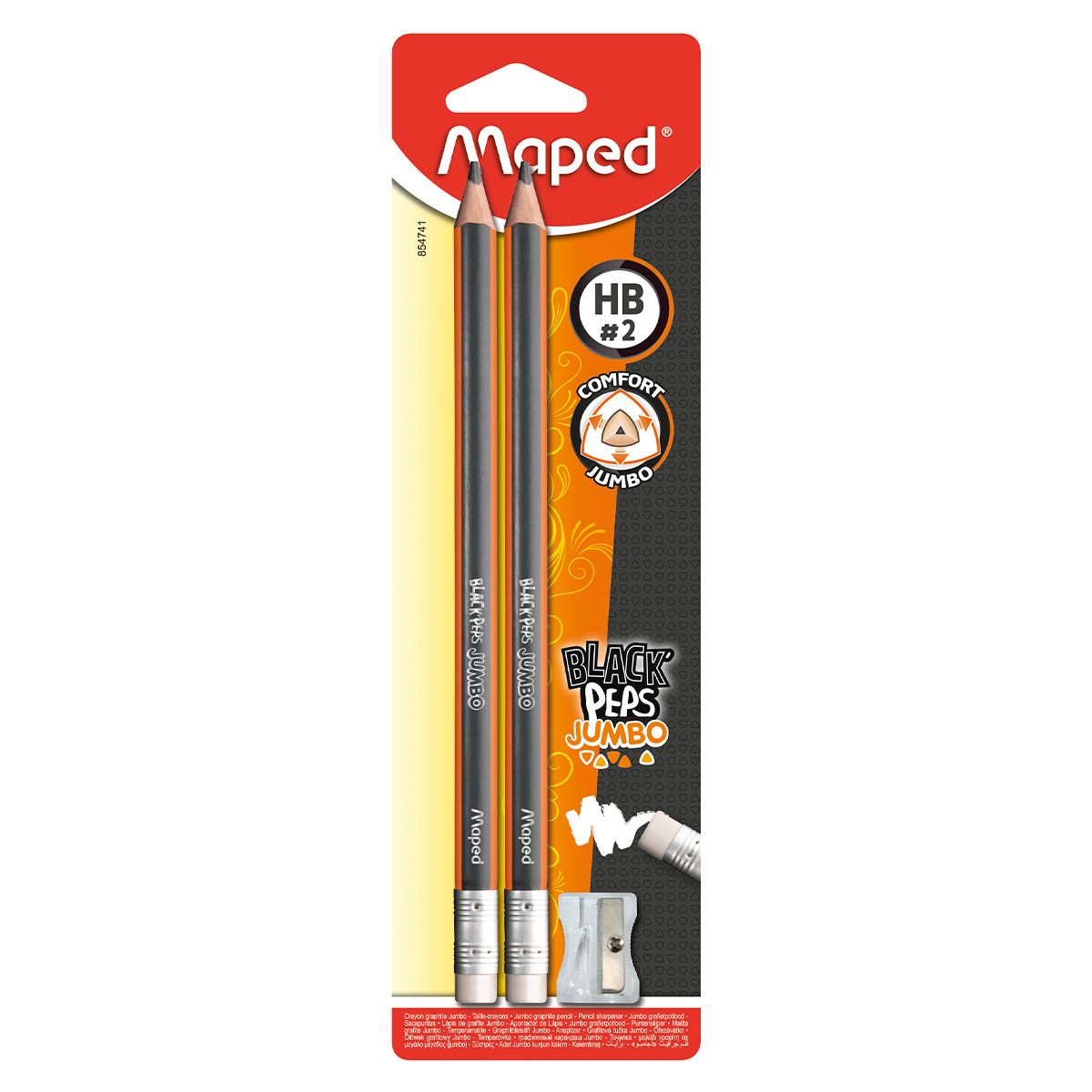 Maped Blyertspennor HB Jumbo 2-pack