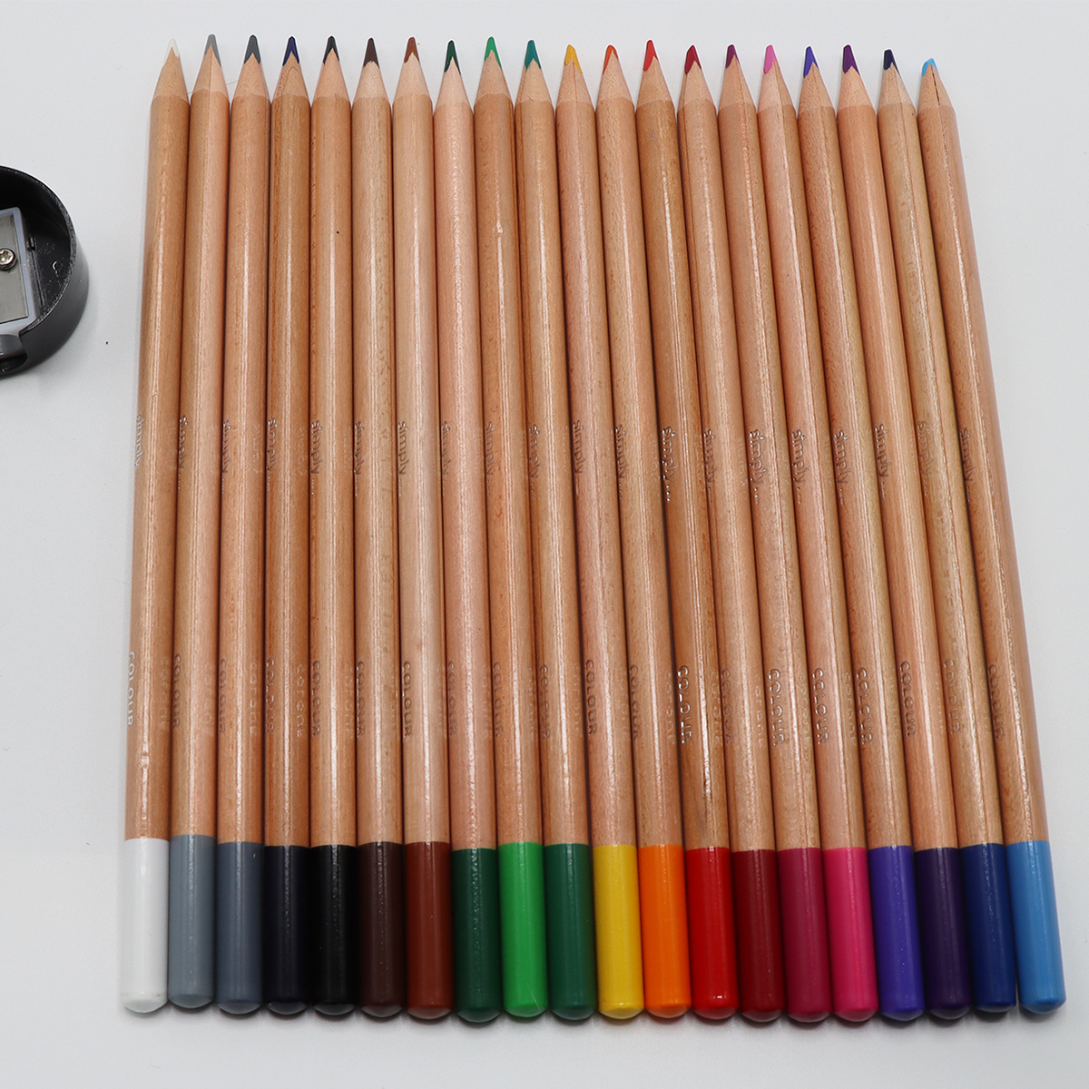 Färgpennor Simply 20-set i gruppen Pennor / Konstnärspennor / Färgpennor hos Pen Store (129848)